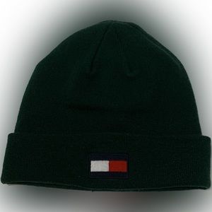 Green Tommy Hilfiger Beanie